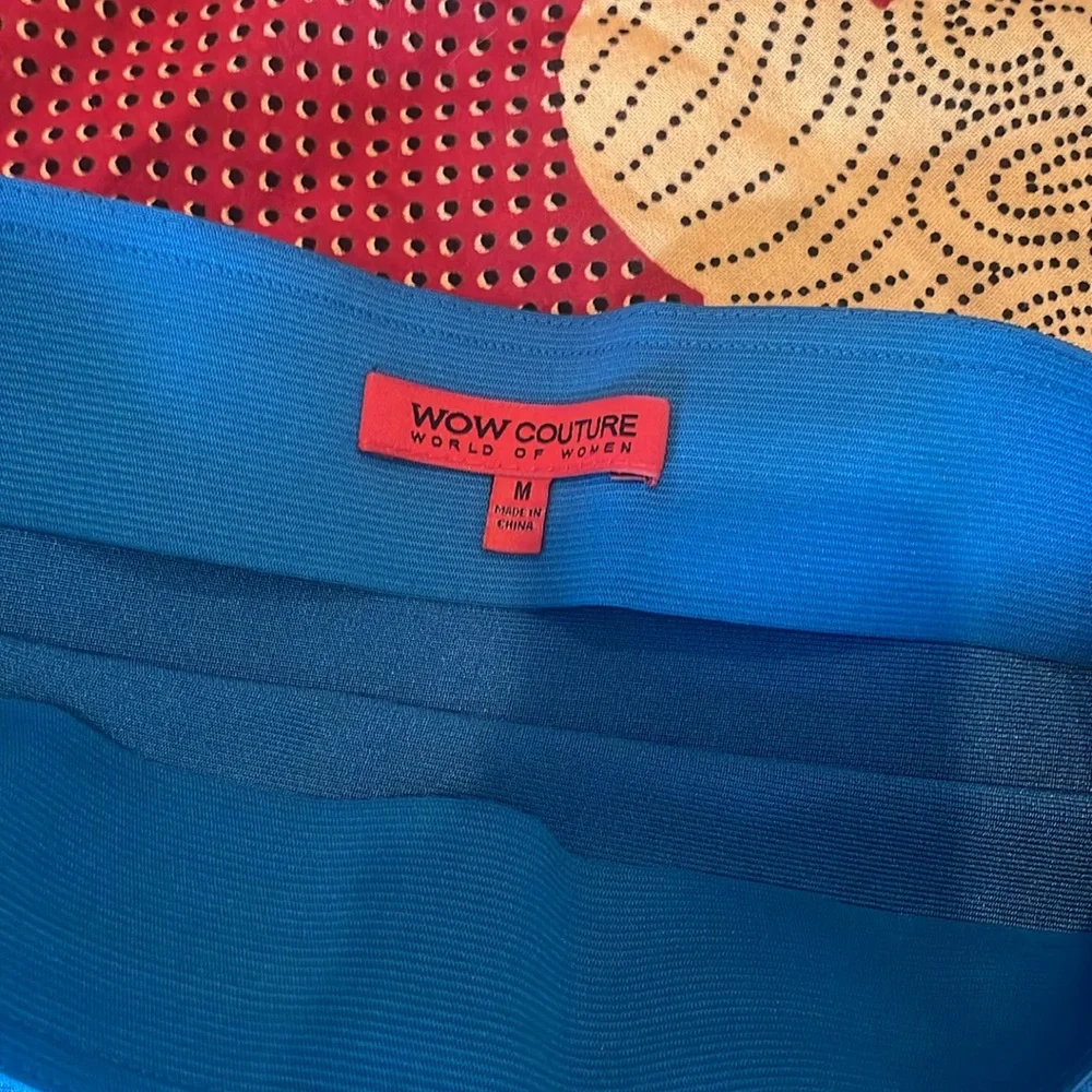 Wow Couture blue mini skirt - Picture 3 of 3